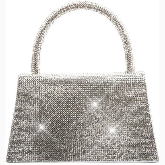 NWT Sparkling Bling Swarovski Crystal Rhinestones: Steve Madden Bag Purs… - Picture 13 of 15